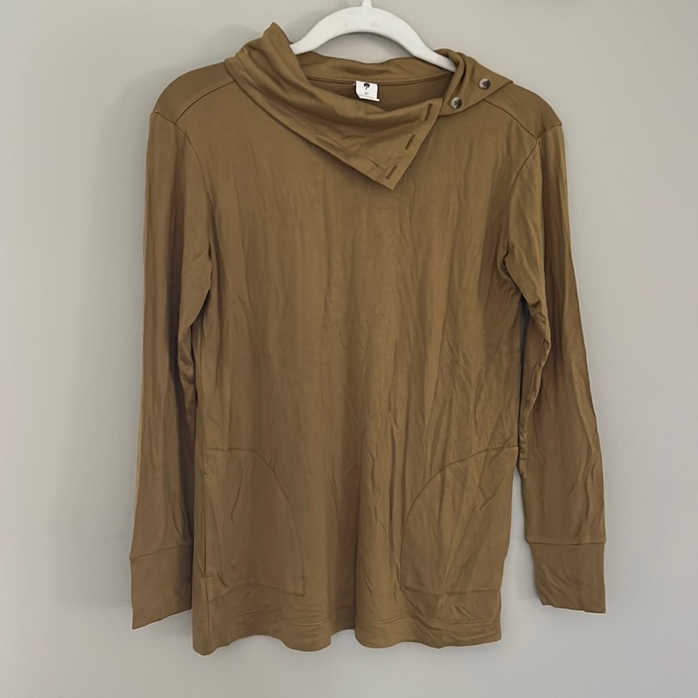 Kate Quinn Tan Long Sleeve Top